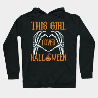 This girl loves Halloween Hoodie